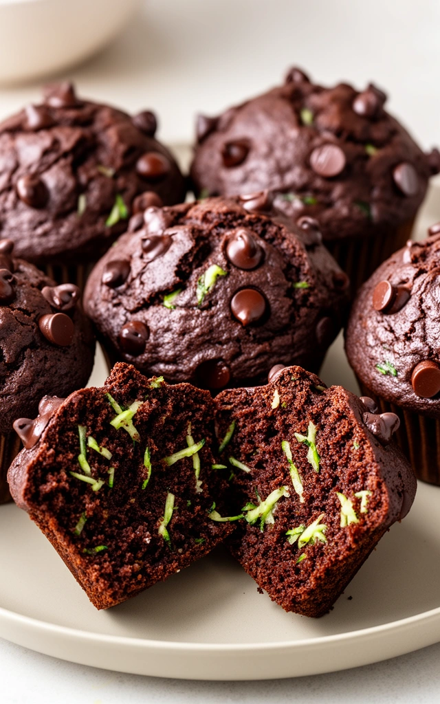 How to Prepare Your Chocolate Zucchini Muffins