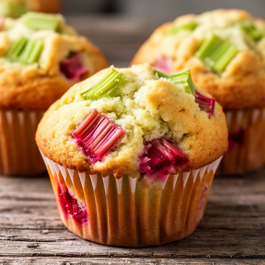 Rhubarb Muffins